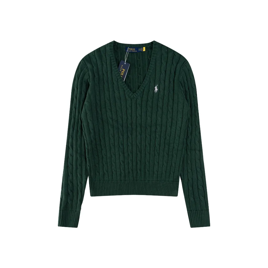 P210 #R90 RALPH LAUREN Thirteen colors of Ralph Lauren classic small label embroidery V-neck pullover cable cardigan sweater women's top, high-density LOGO embroidery on the chest, original customization of tag accessories. Made of pure cotton yarn, pure cotton is skin-friendly and comfortable, small label war horse embroidered twist button V-neck sweater🐎High quality, follow the blogger to learn how to wear it! Let’s buy a Ralph Lauren cable sweater. It’s a super hard-to-find series after it became popular. It’s hard to find one on the official website. It’s simple and practical to wear, with a lazy and loose feel. The thickened fabric has more texture, feels soft and delicate, and has a loose fit. Whether worn alone or layered, you can wear different styles of fashion with just one piece!   Size： Sleeve length: 60/61/62/63